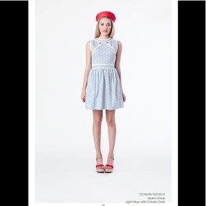 Dear Creatures polka dot Quinn dress